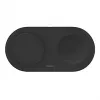 Belkin WIZ021VFBK – 2-in-1 kabellose Ladestation mit Qi2-Technologie 15 W, Schwarz