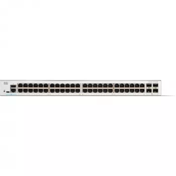 Cisco Catalyst 1300-48T-4X Managed Switch, 48 Port GE, 4x10GE SFP+, Limited Lifetime Protection (C1300-48T-4X)