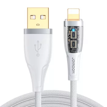 USB-A-auf-Lightning-Kabel Joyroom S-UL012A3 2,4 A 1,2 m Weiß