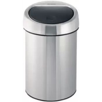Touch Bin BRABANTIA 3 L Mattsstahl Fingerabdruckfest, Modell 37 86 45