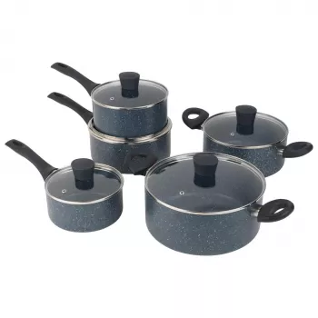 Topfset Russell Hobbs RH02818EU7, 5-teiliges Stein-Kochgeschirrset