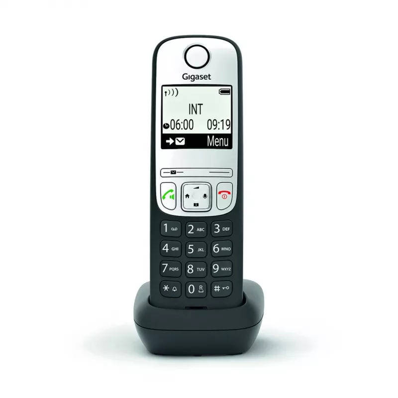 Gigaset A690HX Analog/DECT Telefon Anruferkennung Schwarz, Silber