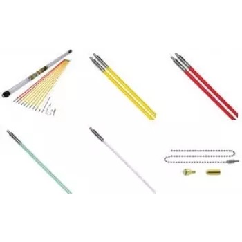 Zugstab-Set c.k tools MightyRod PRO 10 m — 10 Stäbe zum Kabel- und Rohreinziehen