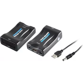 SCART-zu-HDMI-Konverter ShiverPeaks SP05-07001, bis zu 1080p Auflösung, Analog-zu-Digital-Videoadapter