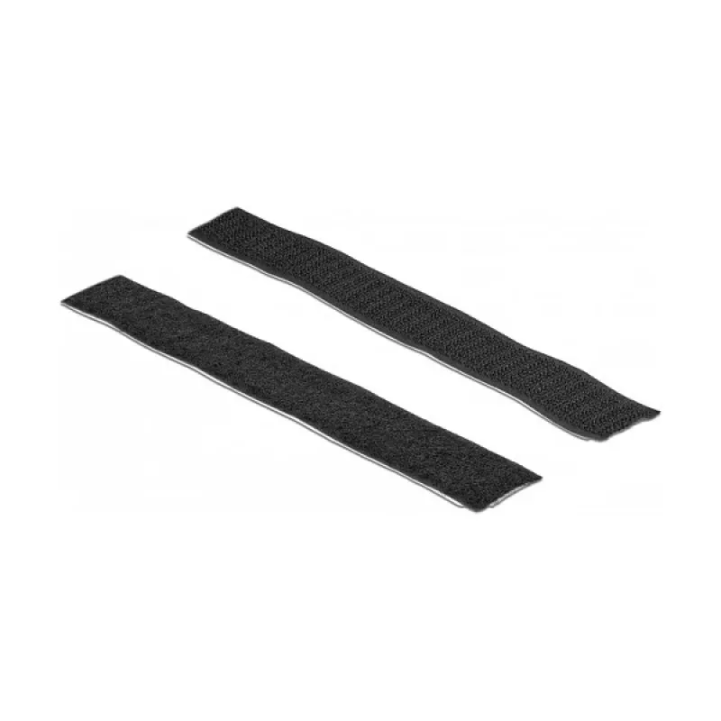 Klettband DeLOCK 19072 selbstklebend 5 m x 25 mm schwarz