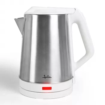 Elektrischer Wasserkocher JATA 2 L 1500 W Edelstahl Weiß