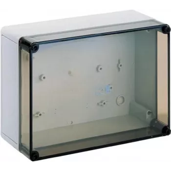 Rittal PK ohne Ausbrechöffnungen – Gehäuse – wandmontierbar – transparent, RAL 7035