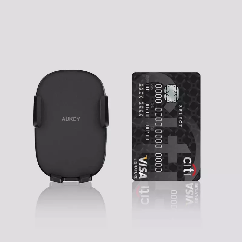 Telefonhalter Aukey HD-C48 verstellbar 360° für Smartphones und kleine Tablets, Klemmhalterung, drehbarer Arm