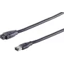 Firewire-Kabel ShiverPeaks AK FW 9P-6P 1,8–2,0 m, 9-polig auf 6-polig IEEE 1394 Verbindung