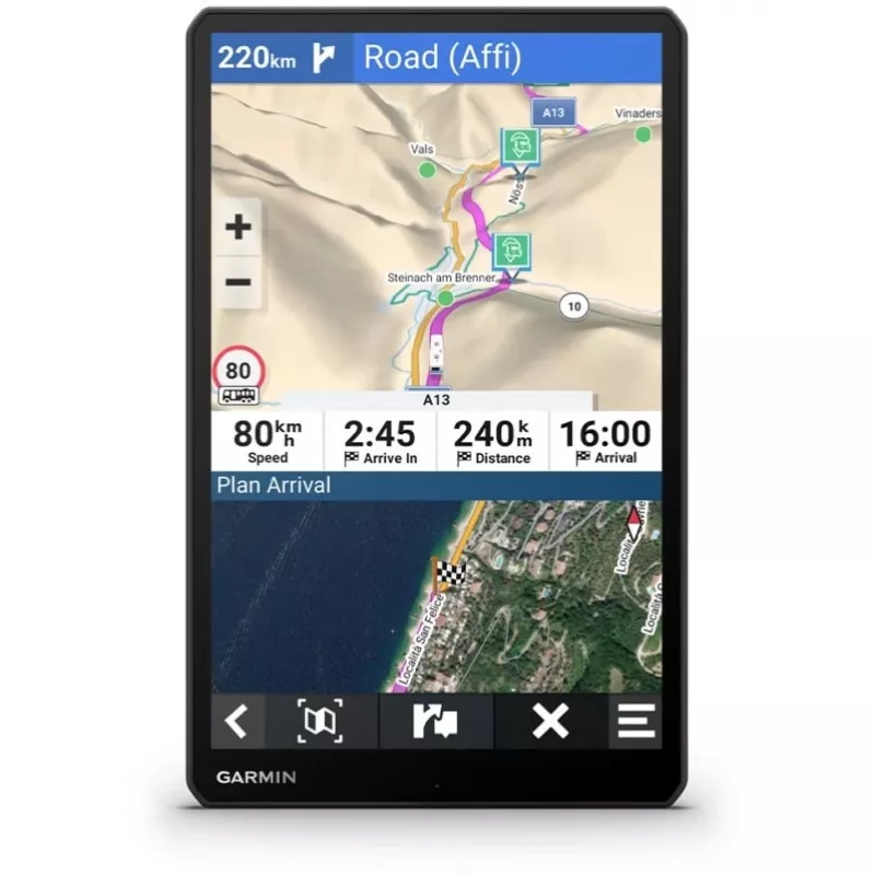 Garmin 1095 Navigationssystem Fixed 25,6 cm (10.1 ) TFT Touchscreen 554 g Schwarz (010-02749-10)
