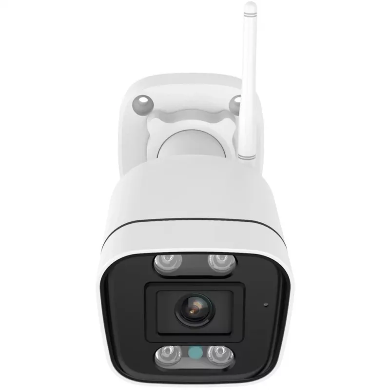 Foscam V8P Wi-Fi Überwachungskamera Weiß 8MP (3840x2160), Dual-Band-WLAN, integrierter Scheinwerfer und Alarmsirene (V8P-W)
