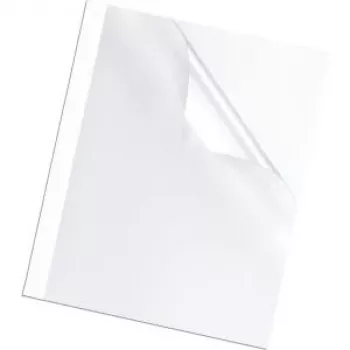 Fellowes - 1,5 mm - A4 (210 x 297 mm) - 8 Blatt - 150 micron - Weiß - 220 g/m² - 100 Stück. Thermo-Bindemappe - für Fellowes Helios 30, Helios 60