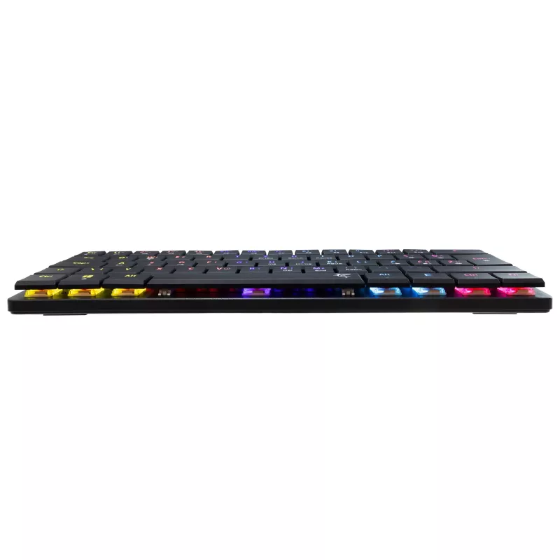 Mechanische Tastatur White Shark Nagamaki GK-006131 Schwarz US-Layout Brown Switches