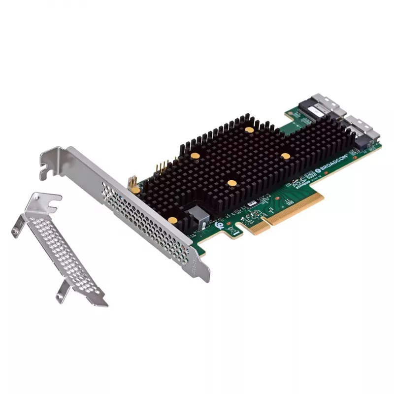 Broadcom BCM HBA 9600-16i SAS/SATA/NVMe Schnittstellenkarten/Adapter Intern SFF-8654