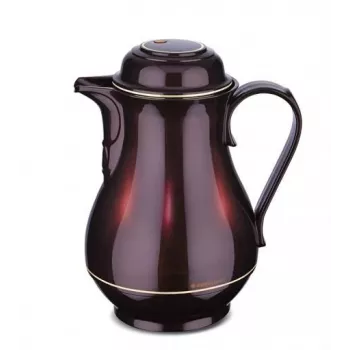 Isolierflasche ROTPUNKT 330-16-04-0 1 L, Kirschrot, hält heiß 24 h, kalt 36 h