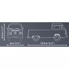 Cobi Modellbausatz Volkswagen T2a Pritschenwagen 1:35 grau