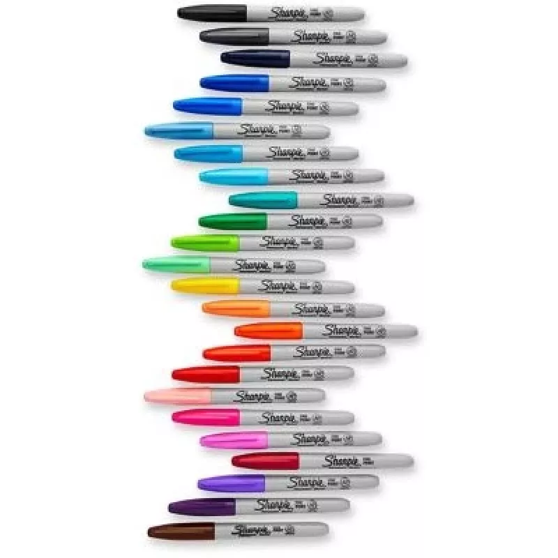 Sharpie Feinmarker 24 Stk. Feine Spitze Mehrfarbig