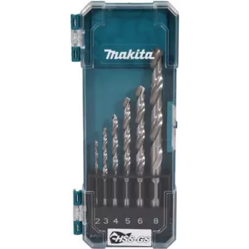 makita D-78346 HSS-GS Metallbohrer-Set, 6-teilig (D-78346)