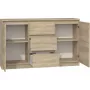 Topeshop KOMODA 2D3S DĄB SONOMA Kommode