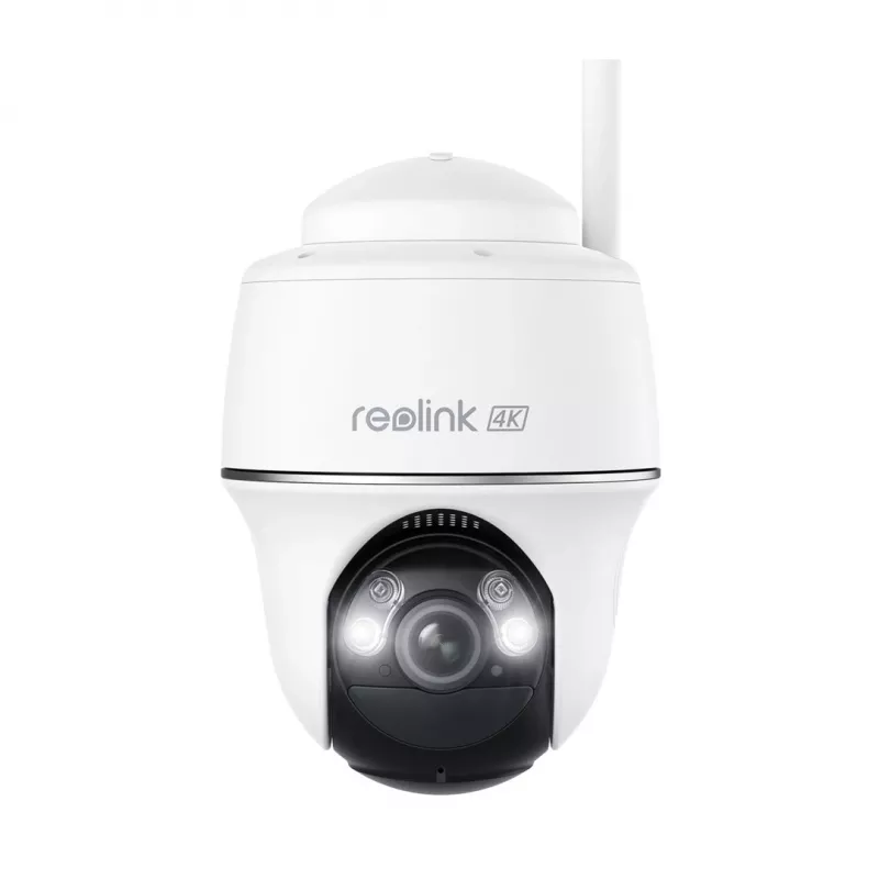 Reolink Argus Serie B440 - 4K Außen Akku-Kamera, Schwenk/Neige, Personen/Fahrzeuge/Tiererkennung, Farb-Nachtsicht