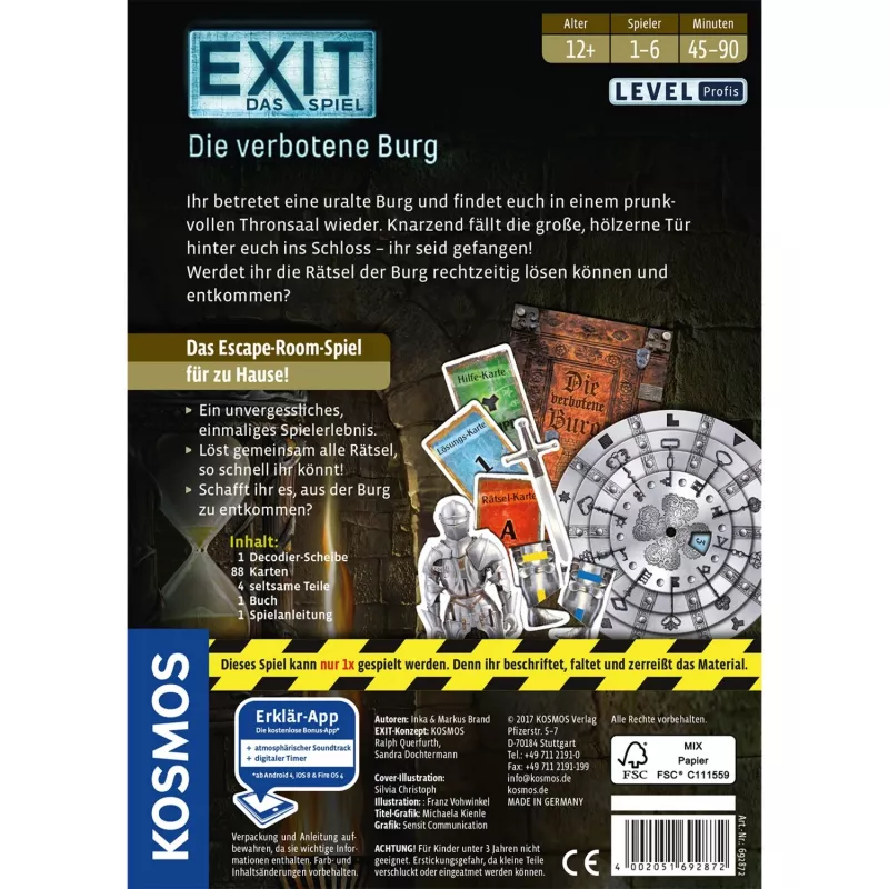 Kosmos 692872 Brett-/Kartenspiel