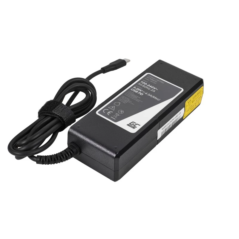 Green Cell AD139P Netzteil Universal 90 W Schwarz