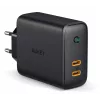 AUKEY PA-D2 Ladegerät für Mobilgeräte 36W Schwarz Innenbereich