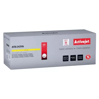 Activejet ATB-243YN Toner (Ersatz für Brother TN-243Y; Supreme; 1000 Seiten; gelb)