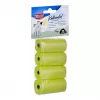Kotbeutel Trixie Lemon Scented M — 20 Stück pro Rolle, 4 Rollen (80 Beutel), gelber Kunststoff