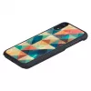 Smartphone-Hülle iKins für iPhone XR — Mosaic Schwarz Schutzhülle