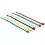 Kabelbinder DeLOCK 18627 Nylon Schwarz Blau Grün Rot Transparent Gelb 100 Stück 100mm 2,5mm