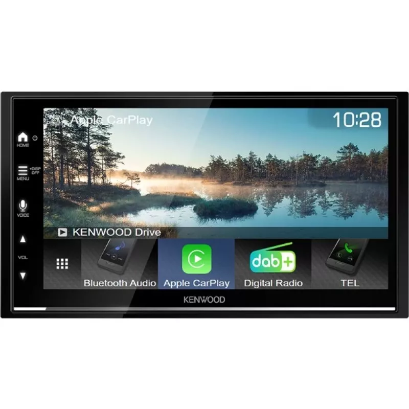 Kenwood DMX7722DABS Auto-Media-Receiver Schwarz Wi-Fi Bluetooth