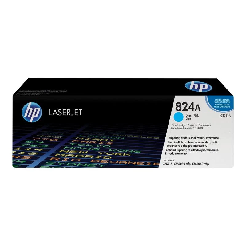 HP 824A Cyan Original LaserJet Tonerkartusche, 21000 Seiten, Cyan, 1 Stk.