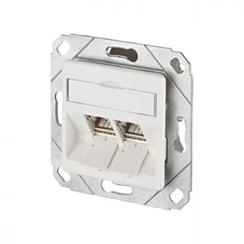 METZ CONNECT 130B12D21102-E - RJ-45 - 6a - -40 - 70 °C - Weiß - Acrylnitril-Butadien-Styrol (ABS) - Zink - GHMT - CE