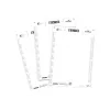Namensschild-Einleger Durable 1456-02 60x90 mm Weiß