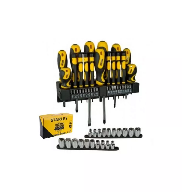 STANLEY Schraubendreher-Set STHT0-62143 — 57-teiliges Set, 3,56 kg Gewicht