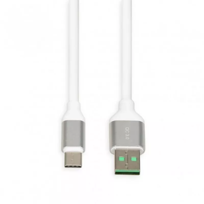 USB-A-auf-USB-C-Kabel IBOX IKUMTCWQC 1,5 m, USB 2.0, 3 A, weiß