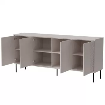 4D Kommode ABI 200x45x88 Kaschmir matt