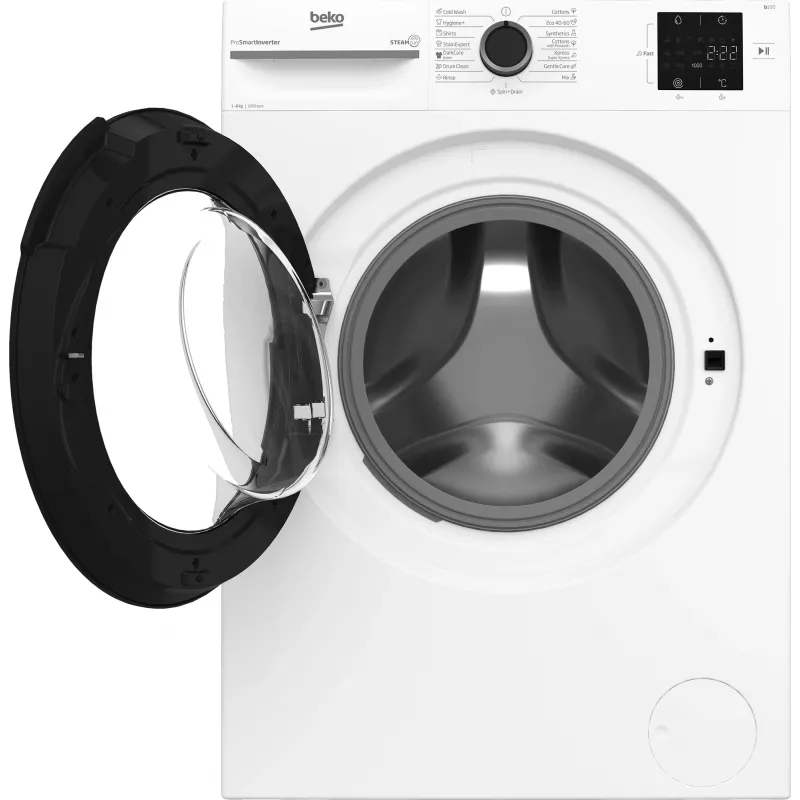 BEKO Waschmaschine BM1WFSU36233WB, 6 kg, Energieklasse B, 44,6 cm, 1200 U/min, Invertermotor, Steam Cure