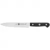 Messer- und Besteckblockset ZWILLING Gourmet 7-tlg. — Klingen aus Edelstahl, Kunststoffgriffe, enthält Koch-, Tranchier-, Brot-, Schäl- und Universalmesser, Küchenschere