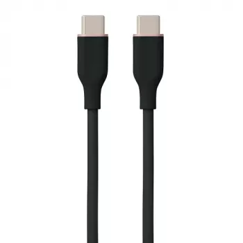 Silikonkabel USB Typ-C auf Typ-C, 100 W (Schwarz, 3 m)