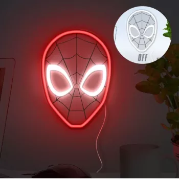 Paladone Spiderman Wandmontierbares LED-Neonlicht
