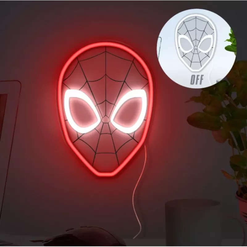 Paladone Spiderman Wandmontierbares LED-Neonlicht