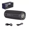 Tragbarer Lautsprecher MANTA SPK130GO BT — Bluetooth 5.0, TWS, FM, 10W RMS, wiederaufladbar (schwarz, 8×8×19 cm)