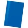 Schulbuchumschlag HERMA PP A4 transparent/dunkelblau