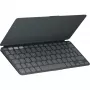 Logitech Keys-To-Go 2 Tastatur Universal Bluetooth AZERTY Französisch Graphite