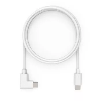 Compulocks 6ft USB-C auf USB-C 90-Grad 2.0 Lade- und Datenkabel - USB-Kabel - 24-polig USB-C (M) gerade auf 24-polig USB-C (M) nach rechts abgewinkelt - 1,83 m - Weiß - für Compulock