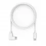 Compulocks 6ft USB-C auf USB-C 90-Grad 2.0 Lade- und Datenkabel - USB-Kabel - 24-polig USB-C (M) gerade auf 24-polig USB-C (M) nach rechts abgewinkelt - 1,83 m - Weiß - für Compulock