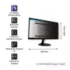 Qoltec 51054 Blickschutzfilter 48,3 cm (19) Laptop