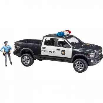 Polizei-Pickup-Spielzeug BRUDER RAM 2500 Police 02505 – Modell im Maßstab, Spielfahrzeug